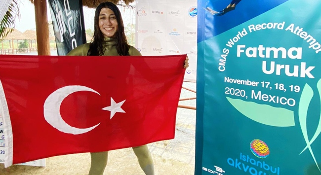 Fatma Uruk’tan bir dünya rekoru daha