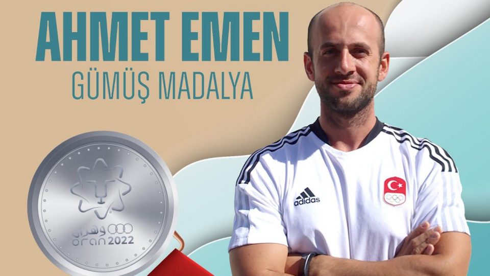 Milli sporcu Ahmet Emen gümüş madalya kazandı