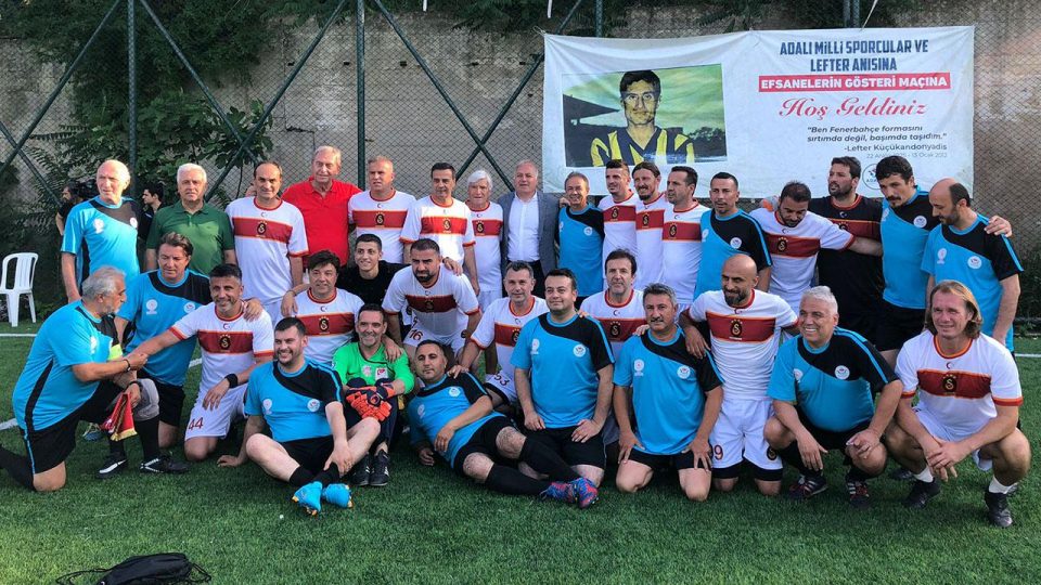 Milli sporcular ve Lefter anıldı