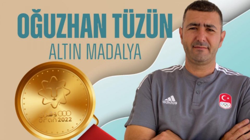 Milli sporcu Oğuzhan Tüzün’den altın madalya