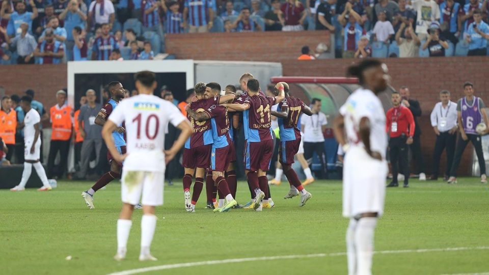 Trabzonspor 3 puanı tek golle aldı